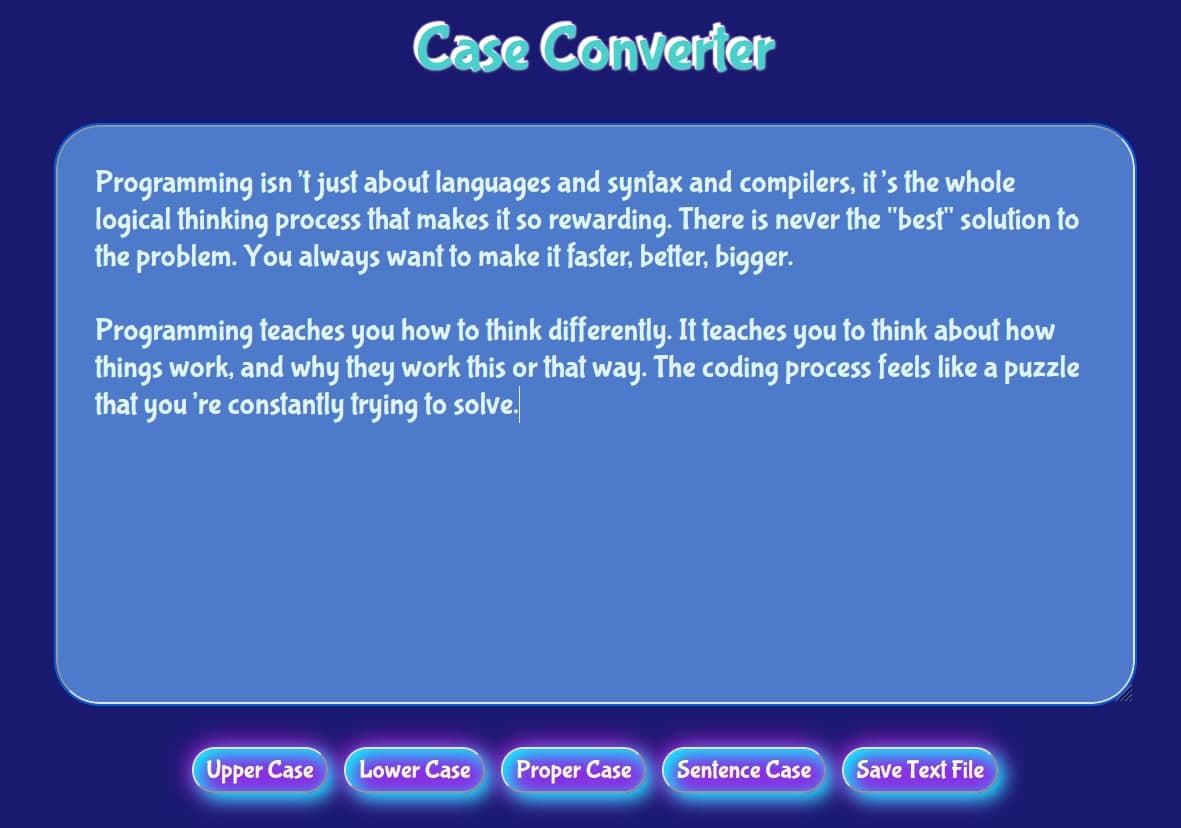 Case-Converter